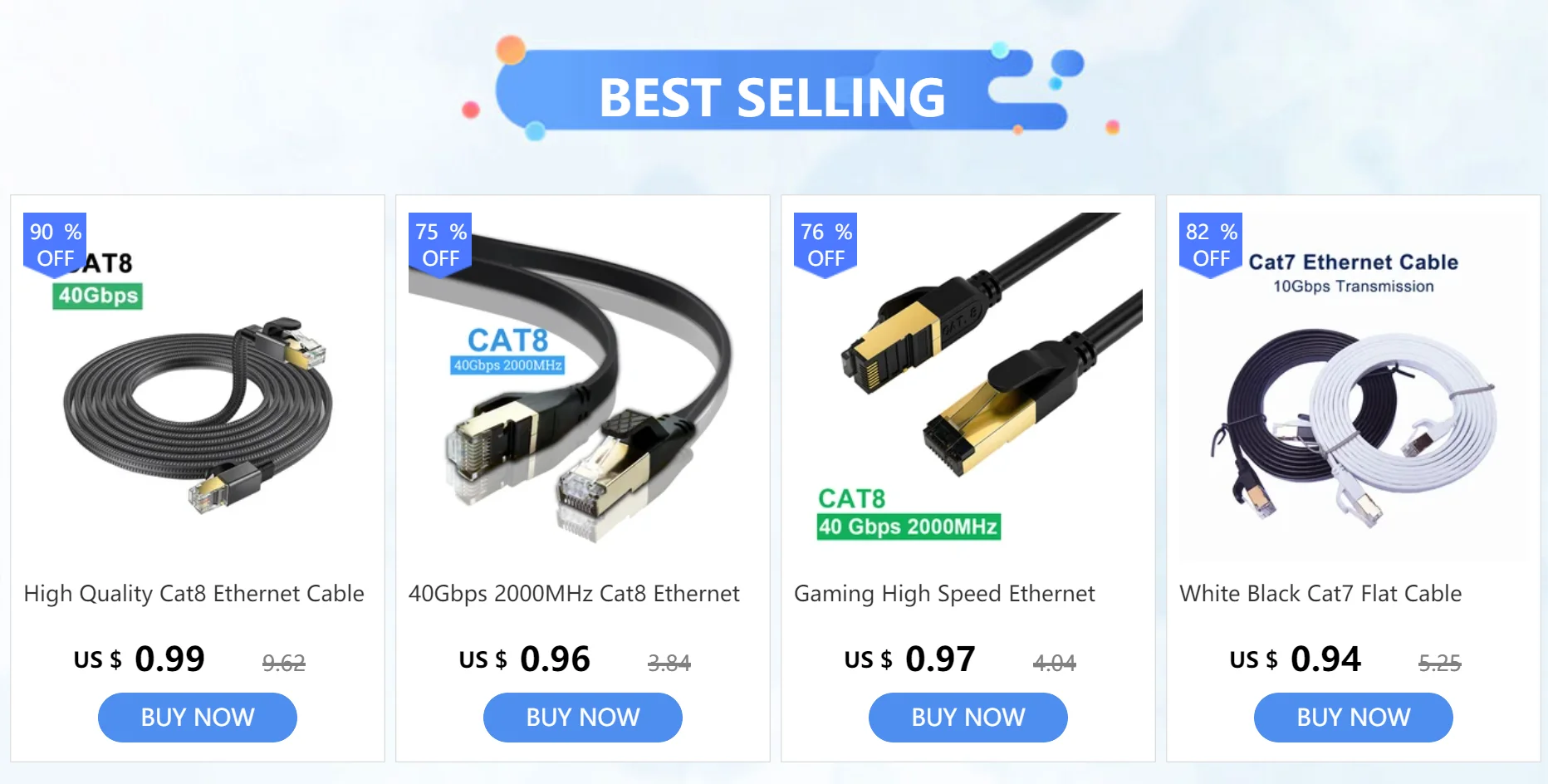 White Black Cat7 Flat Cable Ethernet Cat 7 6 20m 15m 10m 8m 5m RJ45 Network Cable Cat7 Patch Cord for Router Modem RJ 45 Lan Cab