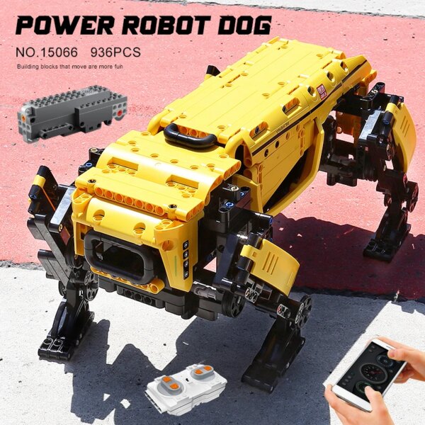 MOULD KING 15066 Technical Robot Toys The RC Motorized Boston Dynamics Big Dog Model AlphaDog Building Blocks Bricks Kids Gifts - Image 5