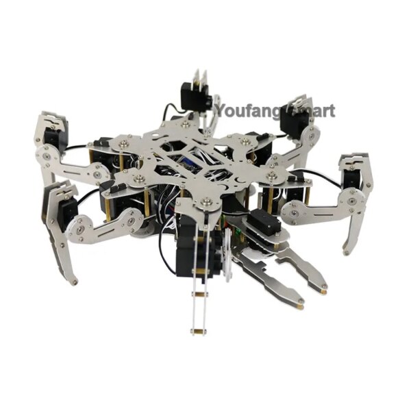 Mini 19 DOF Hexapod Bionic Robot Spider with Servos Claw Teaching set for Arduino Robot DIY Kit NANO Programmable Robot Spider - Image 2