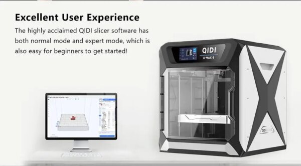 QIDI TECH X-Max 3 3D Printer, Auto Levelling, 600mm/s Printing Speed, Flexible HF Board,High Accuracy,New All-metal Frame - Image 6