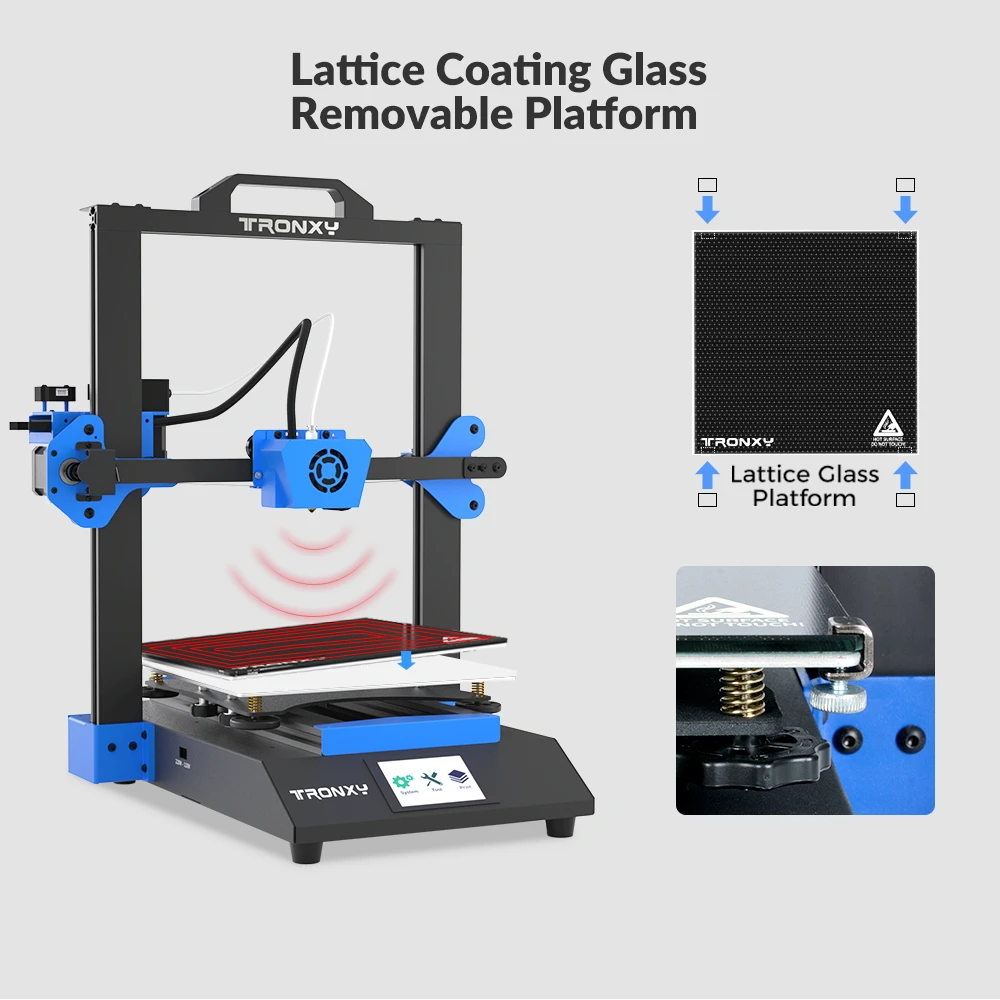 Tronxy 3D Printer XY-3 SE 3 IN 1 High Precision 3D Printing Dual Extruder Laser Engraving Optional Ultra Silent Mainboard