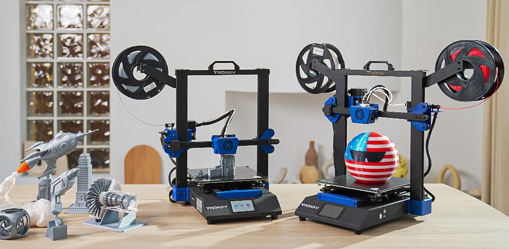 Tronxy 3D Printer XY-3 SE 3 IN 1 High Precision 3D Printing Dual Extruder Laser Engraving Optional Ultra Silent Mainboard