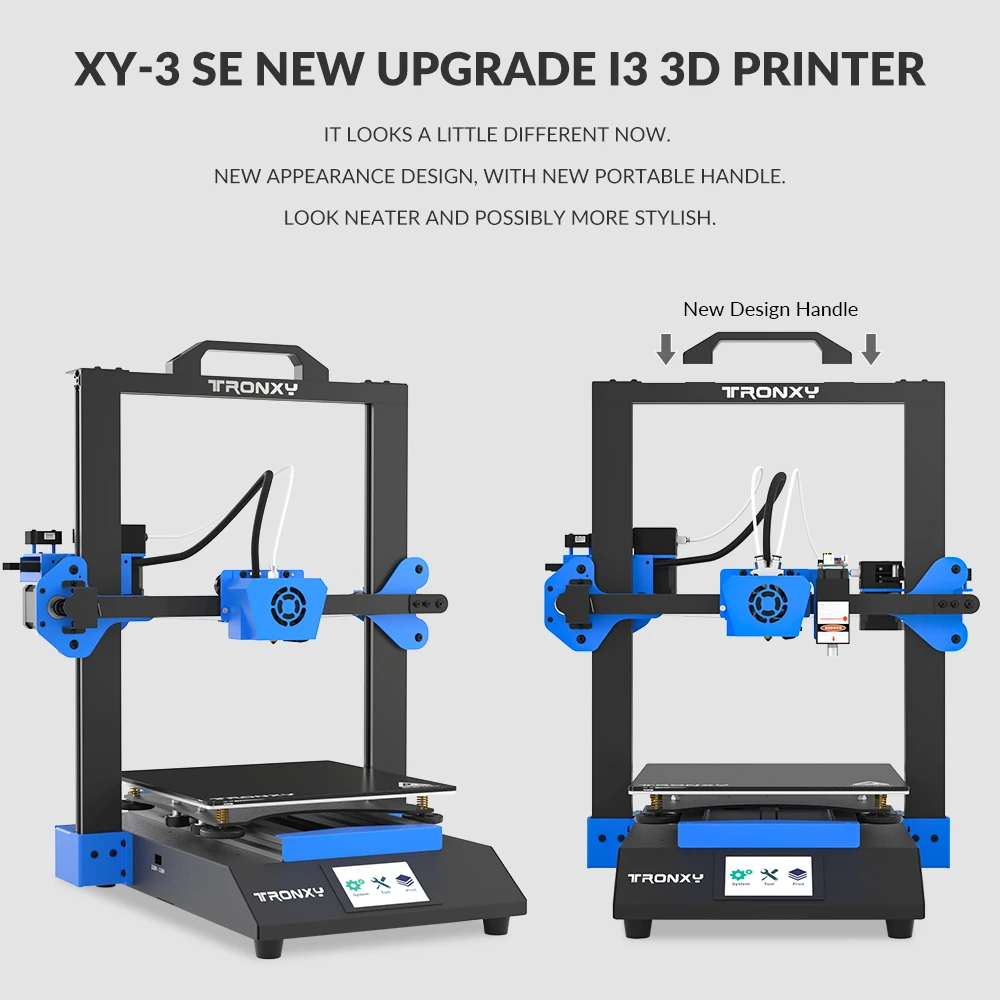 Tronxy 3D Printer XY-3 SE 3 IN 1 High Precision 3D Printing Dual Extruder Laser Engraving Optional Ultra Silent Mainboard