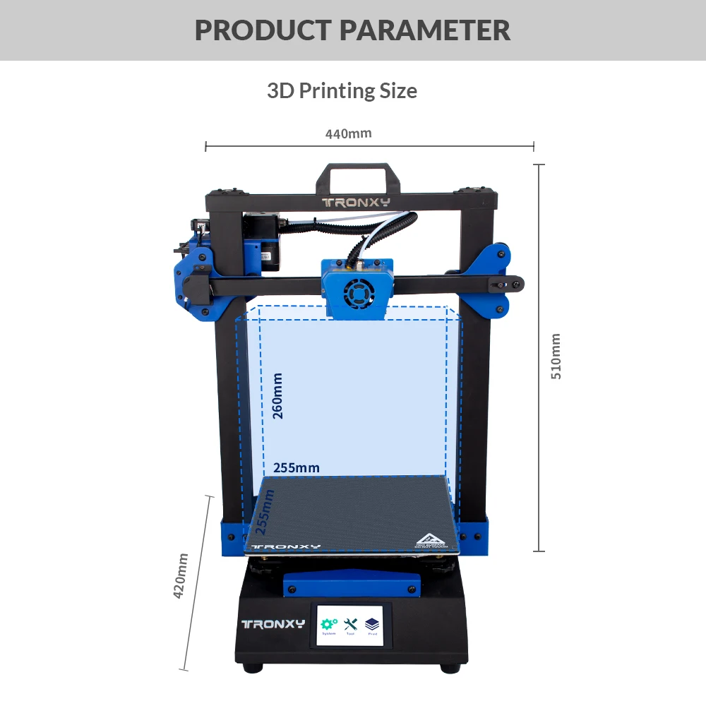 Tronxy 3D Printer XY-3 SE 3 IN 1 High Precision 3D Printing Dual Extruder Laser Engraving Optional Ultra Silent Mainboard