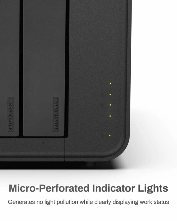 TERRAMASTER D4-320 External Hard Drive Enclosure - 4bay USB 3.2 Gen2 10Gbps Type-C Hot Swappable Plug and Play (Diskless) - Image 2