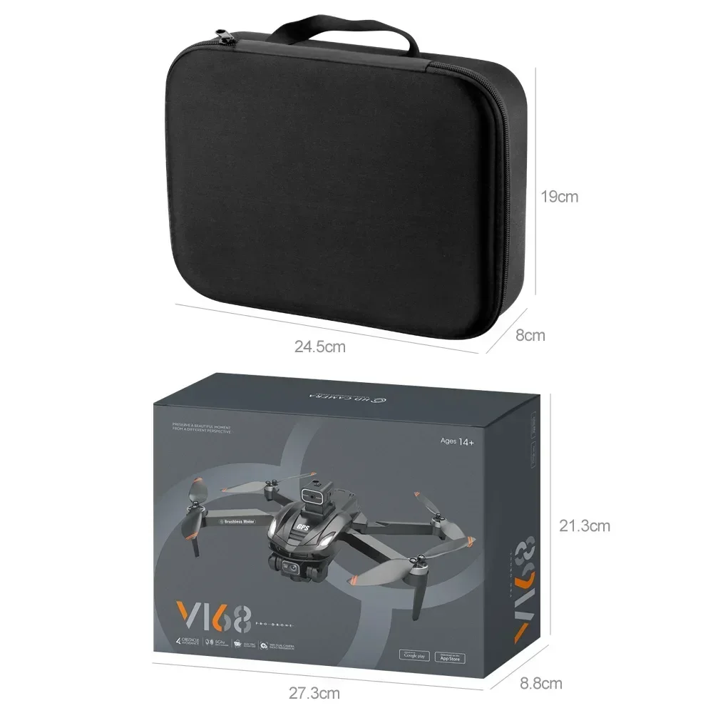 Xiaomi Mijia V168 GPS Drone 4K Professional HD Dual Camera 8K Dron Brushless Motor 5G WIFI FPV Foldable RC Quadcopter Helicopter