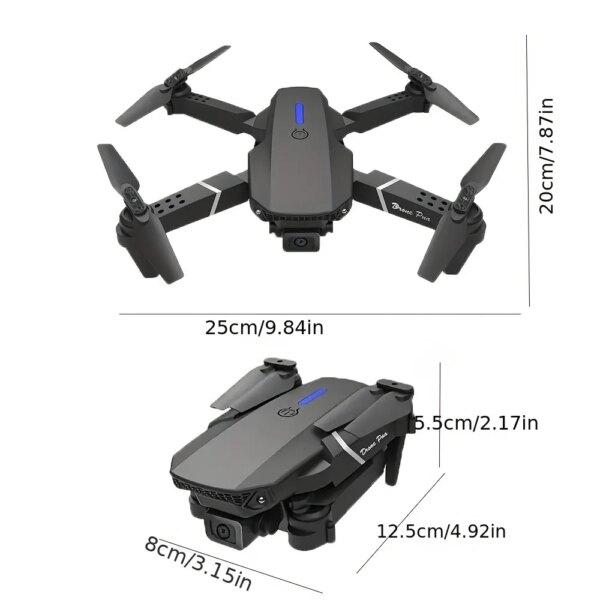 2024 E88Pro RC Drone 4K Professinal With 1080P Wide Angle HD Camera Foldable Helicopter WIFI FPV Height Hold Gift Toy - Image 2