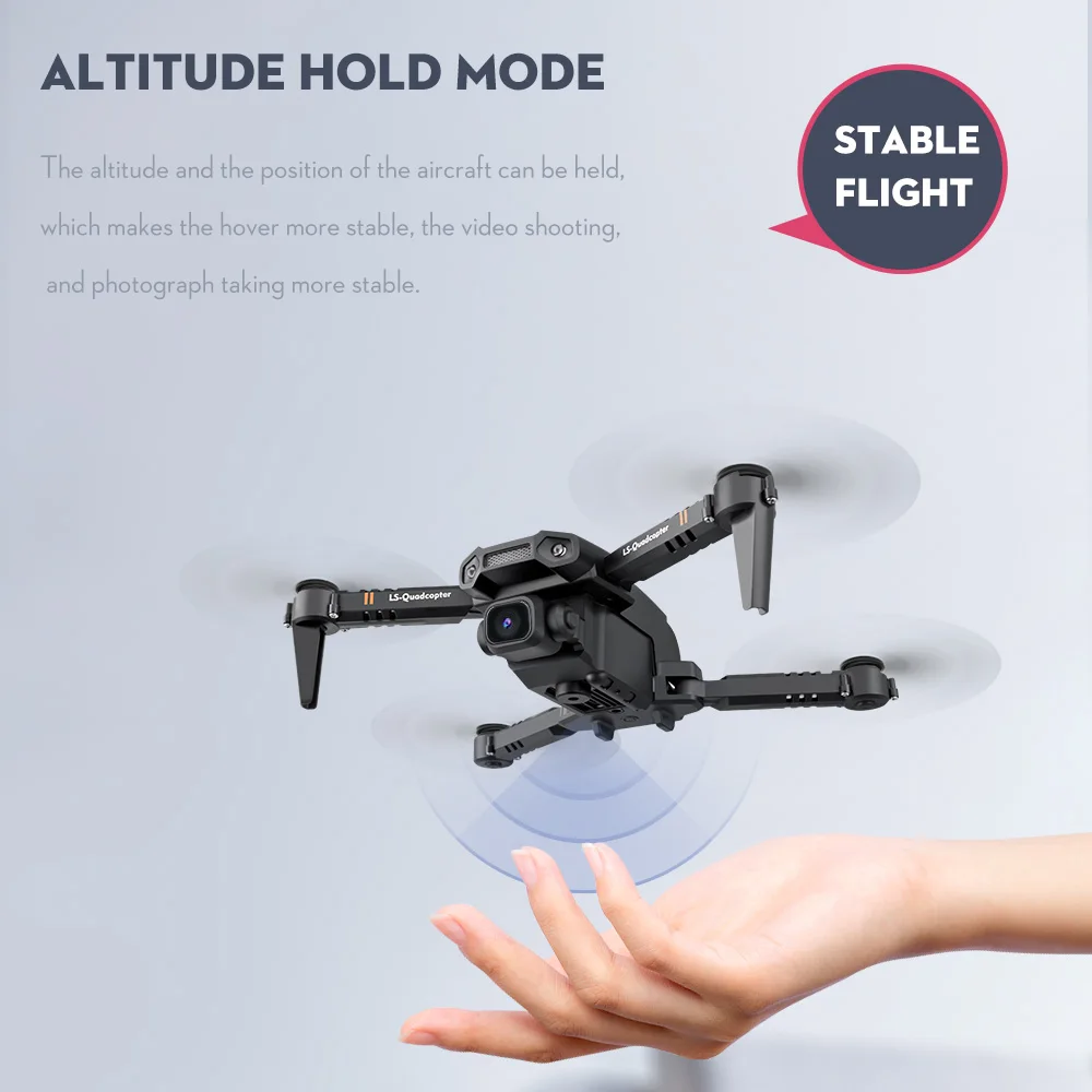 RC Drone Camera 4K Drone Dual Camera Track Flight Gravity Sensor Gesture Photo Video Altitude Hold Headless Mode RC Quadcopter