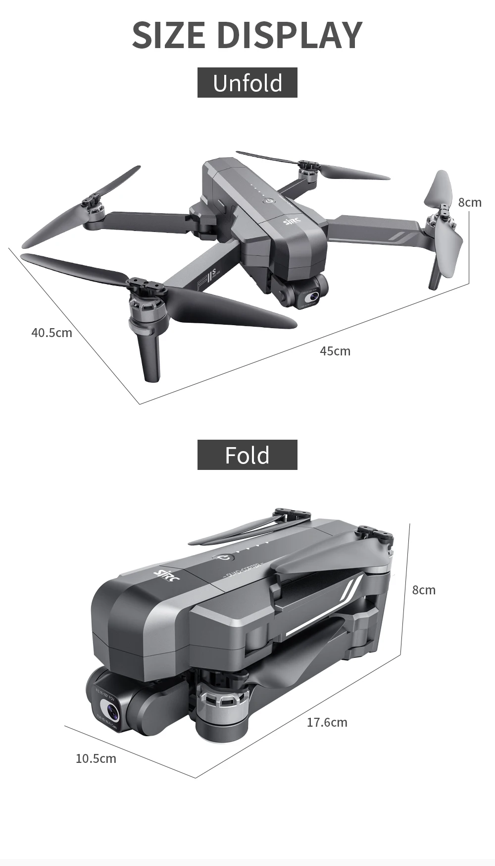 SJRC F11S 4K PRO+ Professional Drone With 4K Camera GPS EIS 6KM 2-Axis Anti-Shake Gimbal Brushless FPV Quadcopter RC Dron