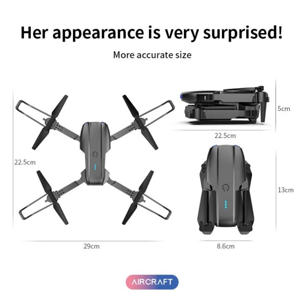 KBDFA K3 E99 Pro Drone Professional Quadcopter Obstacle Avoidance Drones RC Helicopters 4K Dual Camera Dron Remote Control Toys - Image 6