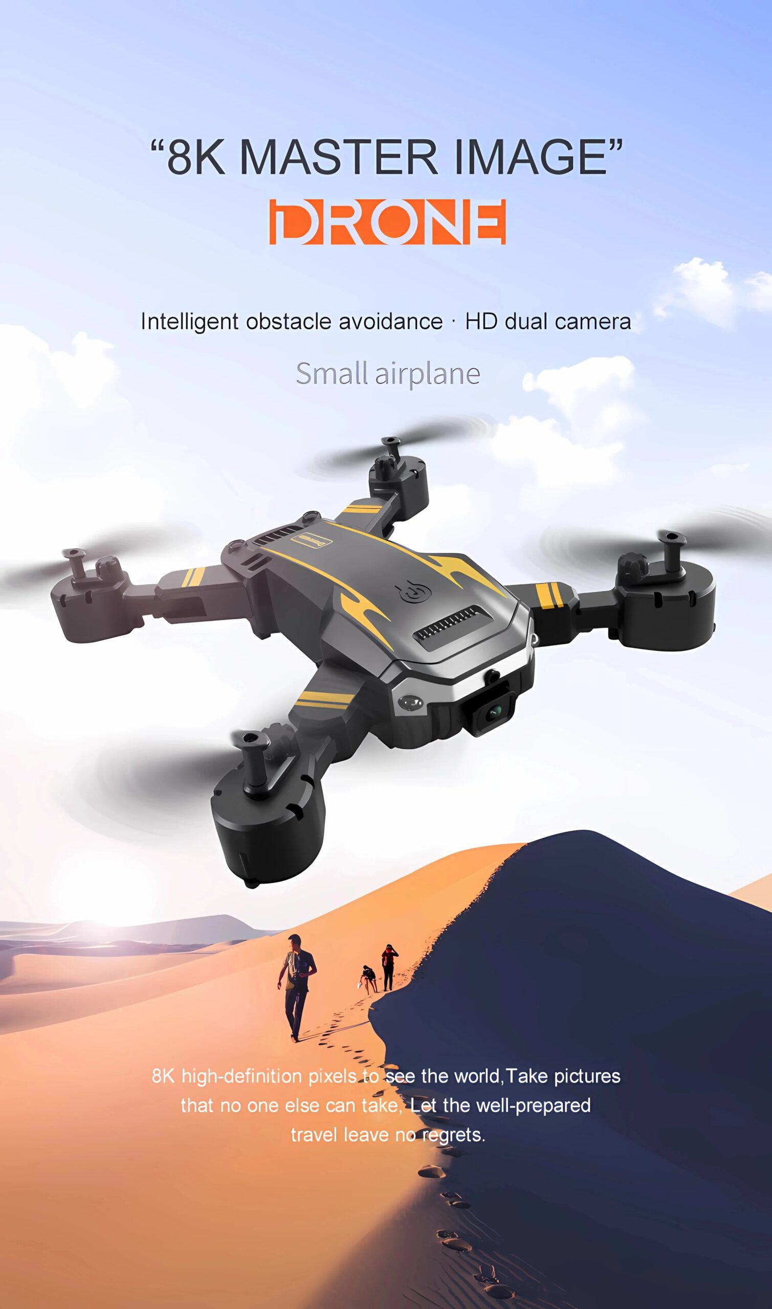 G6 Drone 8k Profesional 4K HD Camera Optical flow Foldable 5G Aerial Photography Drone Obstacle Avoidance Quadcopter Gift