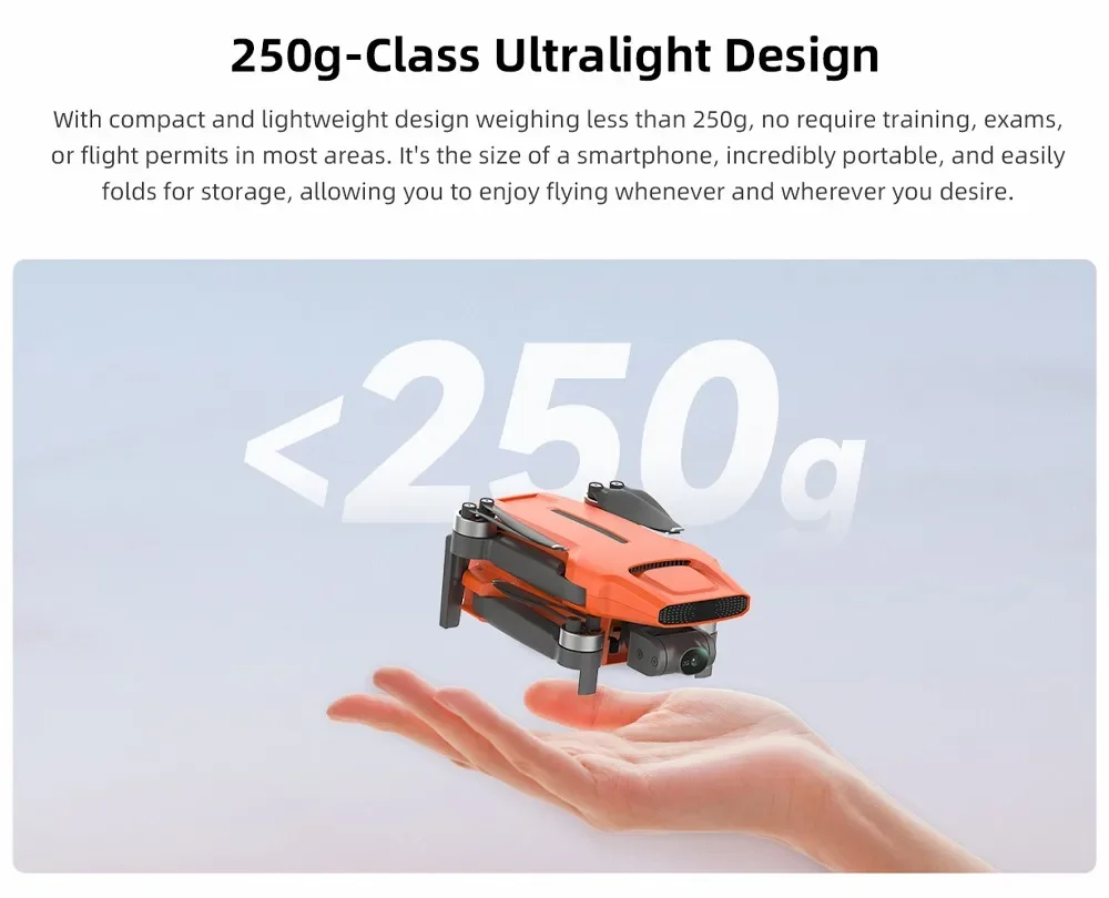 FIMI MINI 3 new drone 4K 60fps 9km range 3-axis Gimbal 249g Ultralight AI Super Night Video design smart tracking mini pro drone