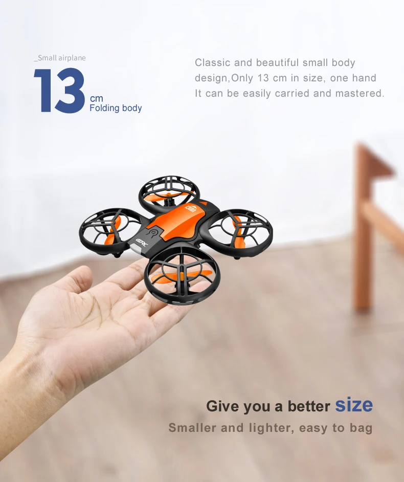 Mini Drone 4k Profession HD Wide Angle Camera 1080P WiFi FPV Drone Camera Height Keep Drones Camera Helicopter Toys