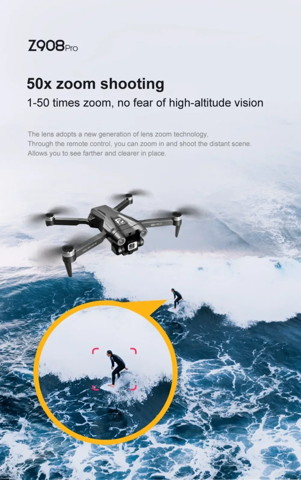 New Z908Pro Max Drone with 4k professional Dual HD camera  Mini Drone ESC FPV Obstacle Avoidance Brushless Quadcopter RC Toys