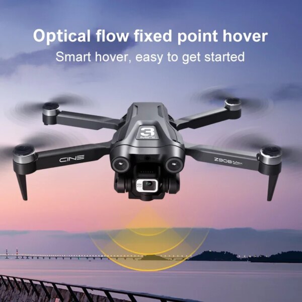 New Z908Pro Max Drone with 4k professional Dual HD camera  Mini Drone ESC FPV Obstacle Avoidance Brushless Quadcopter RC Toys - Image 5