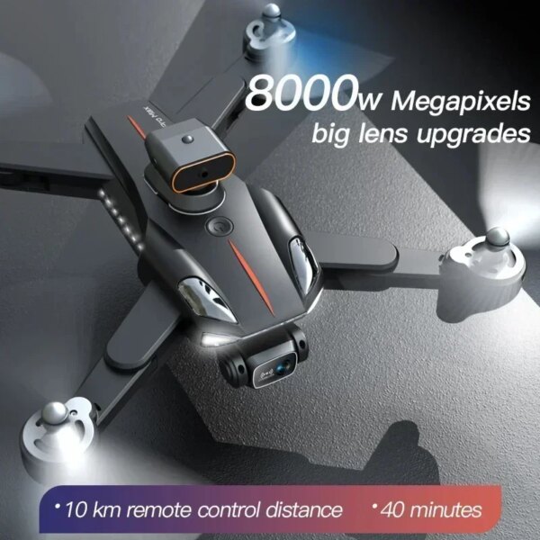 P11 Pro Max Drone 8K 5G GPS Professional HD Aerial Photography Dual-Camera Obstacle Avoidanc Brushless Quadrotor Children Gifts - Image 4