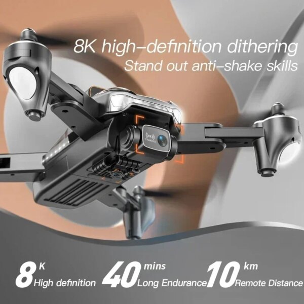 P11 Pro Max Drone 8K 5G GPS Professional HD Aerial Photography Dual-Camera Obstacle Avoidanc Brushless Quadrotor Children Gifts - Image 3