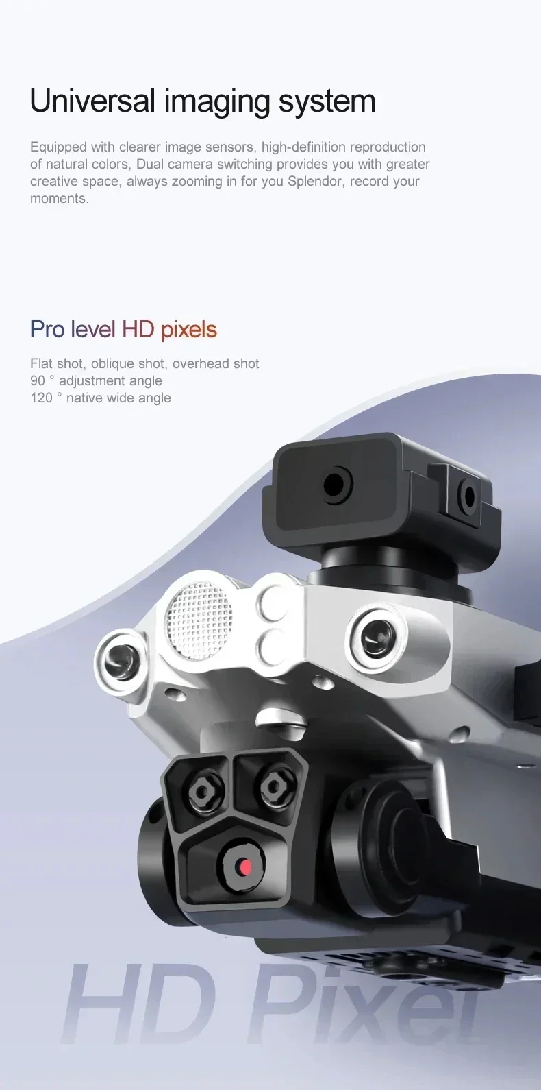 Xiaomi Lu200 Drone 4K HD GPS Triple Camera Aerial Photography WiFi Optical Localization Four-way Obstacle Avoidance Drone 10000M