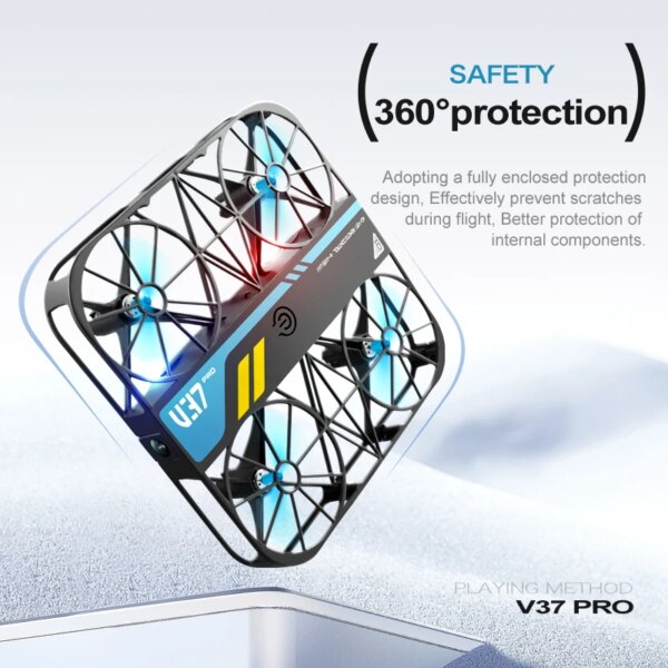 V37 8K Drone WIFI FPV Drones with Camera HD 4k Pocket Remote Control Helicopter Plane RC Quadcopter Toys Christmas Gift for Kids - Image 2