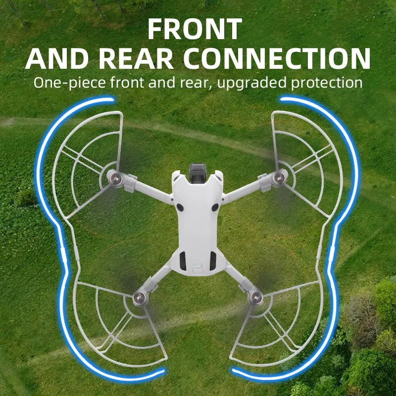 BRDRC Propeller Guard for DJI Mini 4 Pro Drone Quick Release Propellers Protector Props Wings Blades Paddle Cage Cover Accessory