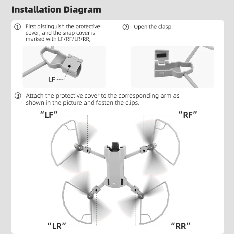 BRDRC Folding Landing Gear For DJI Mini 3/3 Pro Heighten Feet Extension Support Legs Base Protector for Drone Accessories