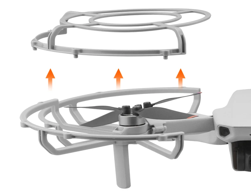 BRDRC Propeller Guard for DJI Mini 4K/Mavic Mini 1/2/SE Propeller Protector Props Wing Fan Cover Removable Cage Drone Accessory