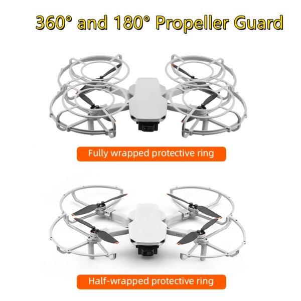 BRDRC Propeller Guard for DJI Mini 4K/Mavic Mini 1/2/SE Propeller Protector Props Wing Fan Cover Removable Cage Drone Accessory - Image 4