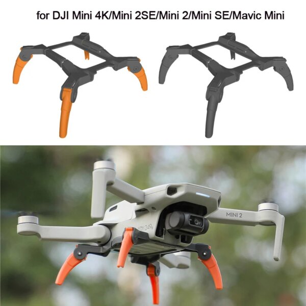 Foldable Spider Landing Gear for DJI Mini 4K/MINI 2 SE/Mini 2/Mavic Mini/SE Drone Heightening Feet Stand Support Accessories