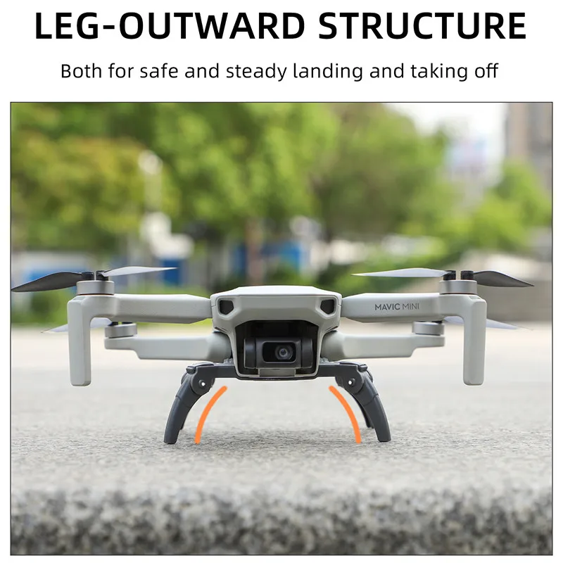 Foldable Spider Landing Gear for DJI Mini 4K/MINI 2 SE/Mini 2/Mavic Mini/SE Drone Heightening Feet Stand Support Accessories