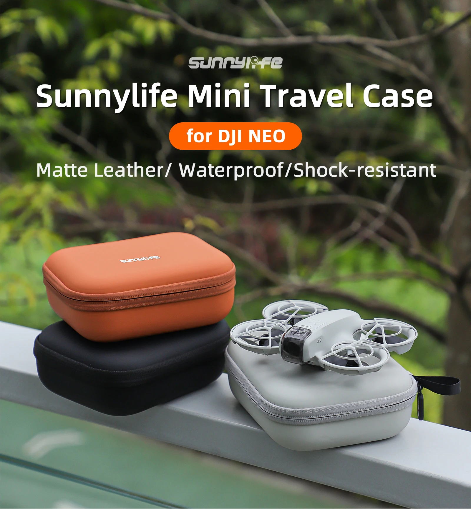 For DJI NEO Case Bag Sunnylife Storage Bag RC N2 Remote Controller Drone Set Case Bagpack Accessories