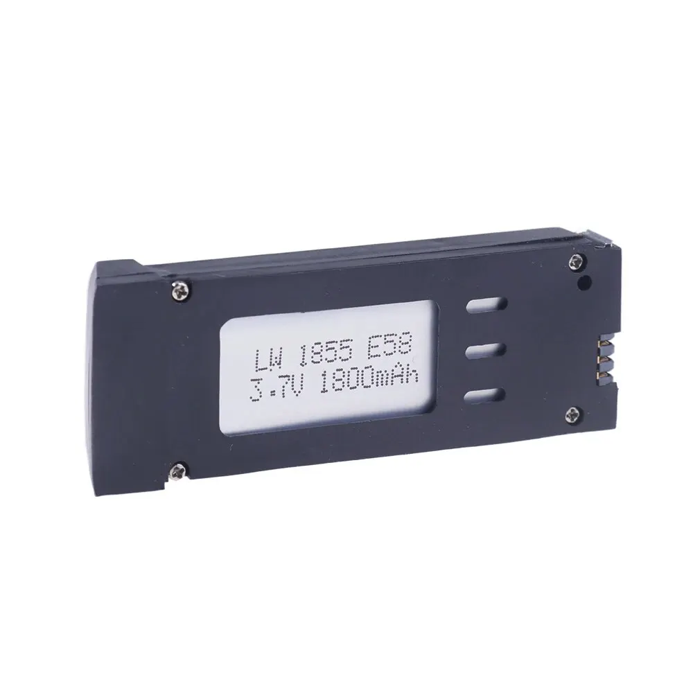 3.7V 1800mAh Lithium Battery Compatible with  E58 S168 JY019 S168 Quadcopter Spare Parts