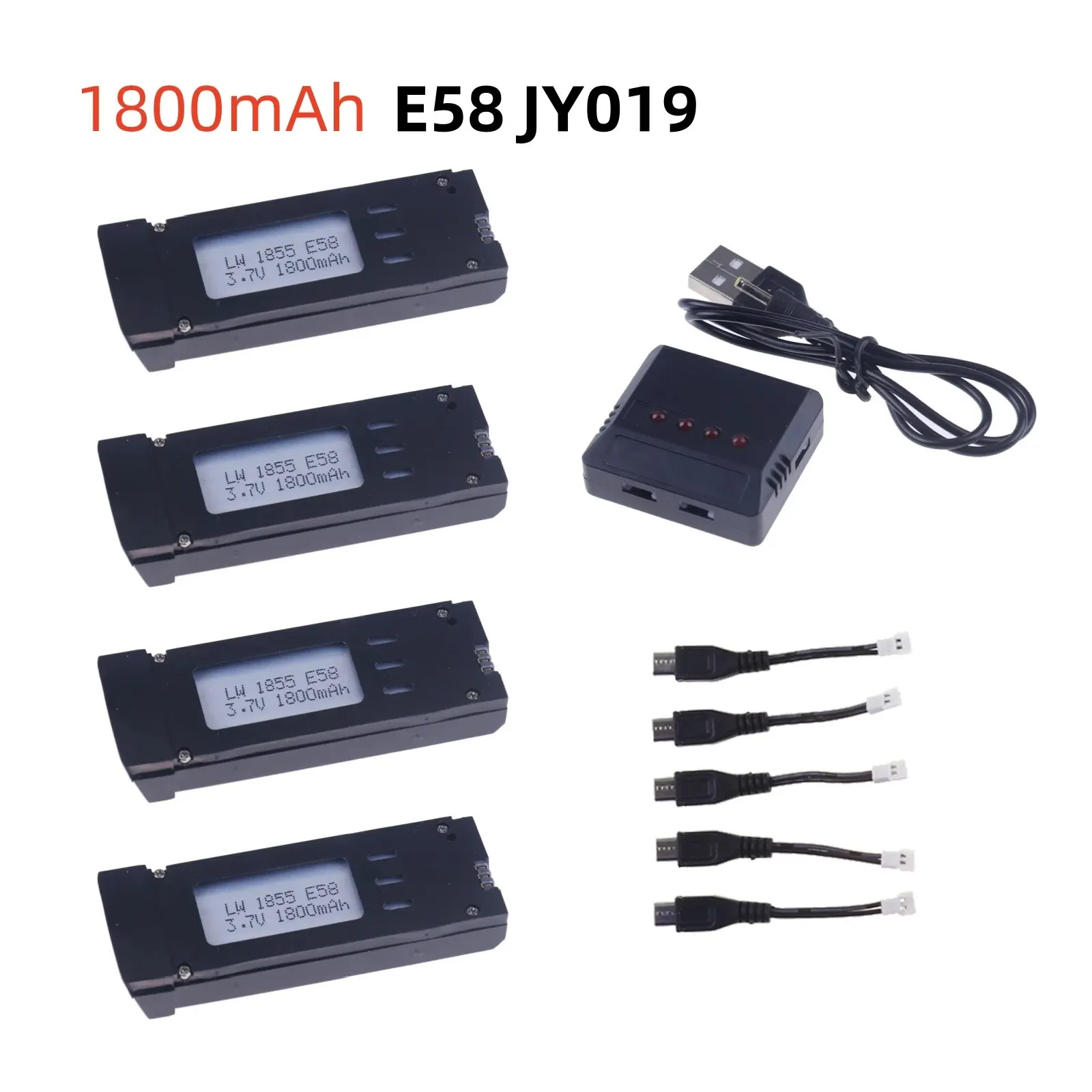 4PCS with charger