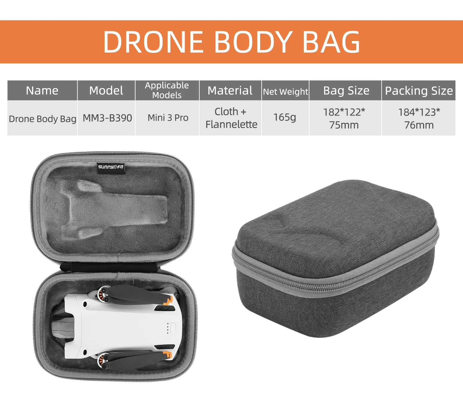 for DJI Mini 3 pro Storage Bag DJI RC remote controller case Portable Carrying Box Case Handbag Smart Controller Accessories