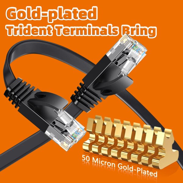 0.1M 0.2M 0.3M Ethernet Cable Cat 6 1Gbps Network Internet Cable UTP LAN Patch Cord RJ45 for Modem Laptop Router PVC Cable CAT6 - Image 4