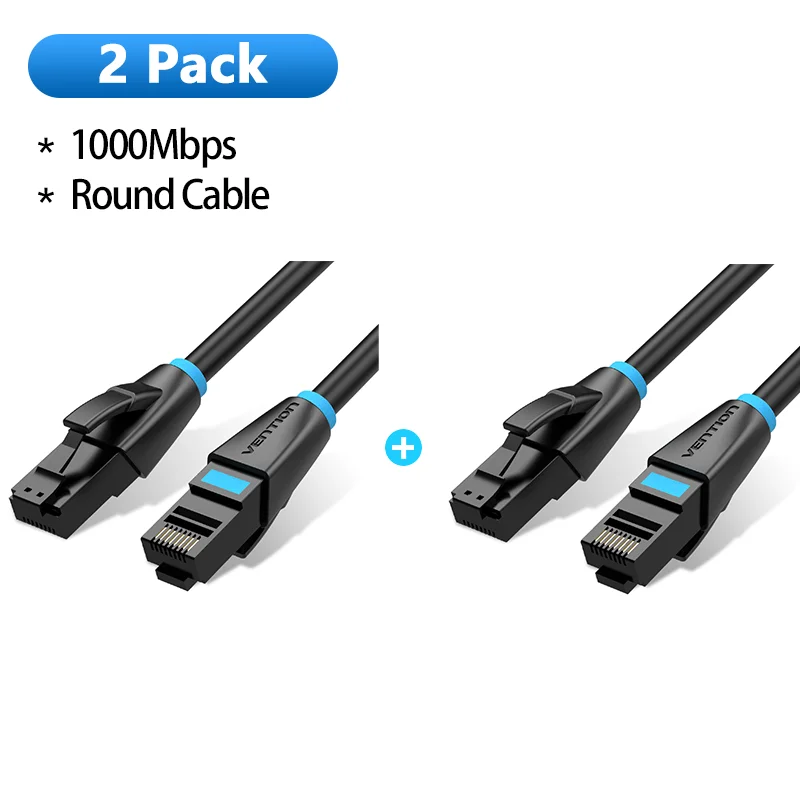 2 Pack Round cable