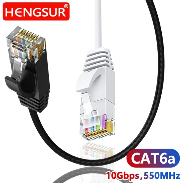 Cat6A Ethernet Cable 10Gbps Slim Lan Cable UTP Network Patch Cable For PS PC Internet Modem Router Cat 6a Cable Ethernet