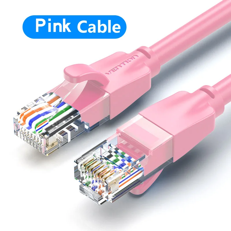 Pink CAT6 Cable