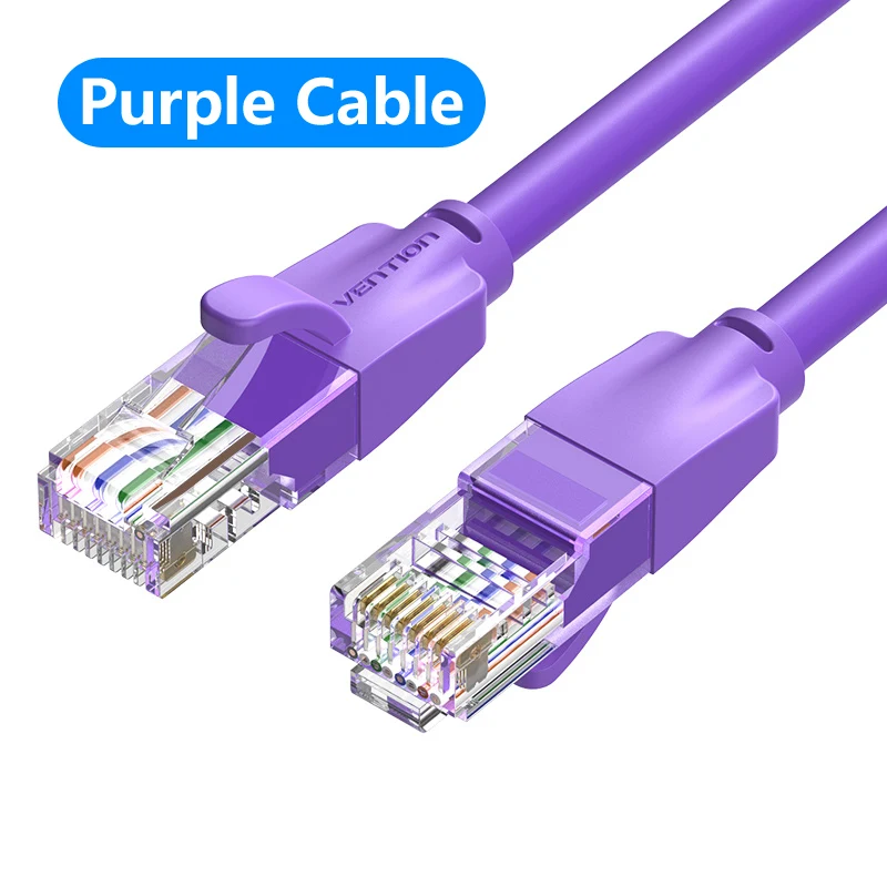 Purple CAT6 Cable