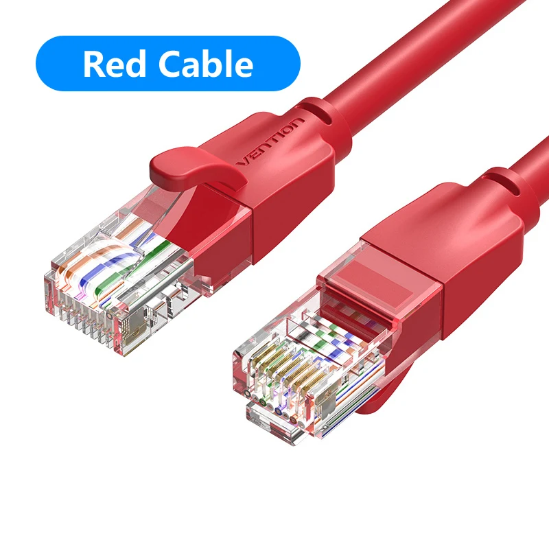 Red CAT6 Cable