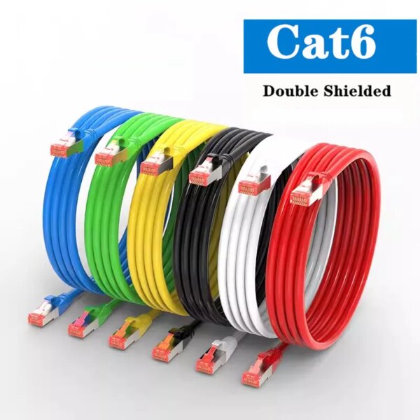 Cat6 Ethernet Cable Lan Wire S/FTP RJ45 Patch Cord For PS PC Internet Modem Router Cat 6 Cable Ethernet laptops Network Cables - Image 6