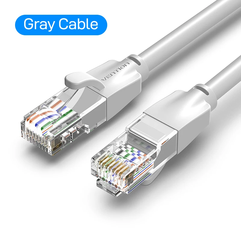 Gray CAT6 Cable