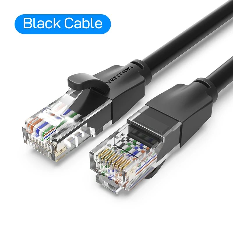 Black CAT6 Cable