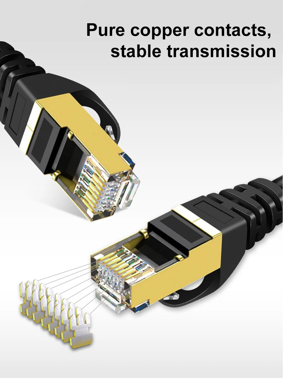 CAT7 Ethernet Cable 10Gb RJ45 Lan Network Cable Networking Ethernet Patch Cord CAT 7 Network Cable For Computer Router Laptop