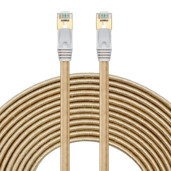 Cat 7 RJ45 Shielded Pure copper LAN Network Ethernet Cable Internet Cord with Polyester Braided 1M 2M 3M 5m 10m 15m 20m 30m - Image 2