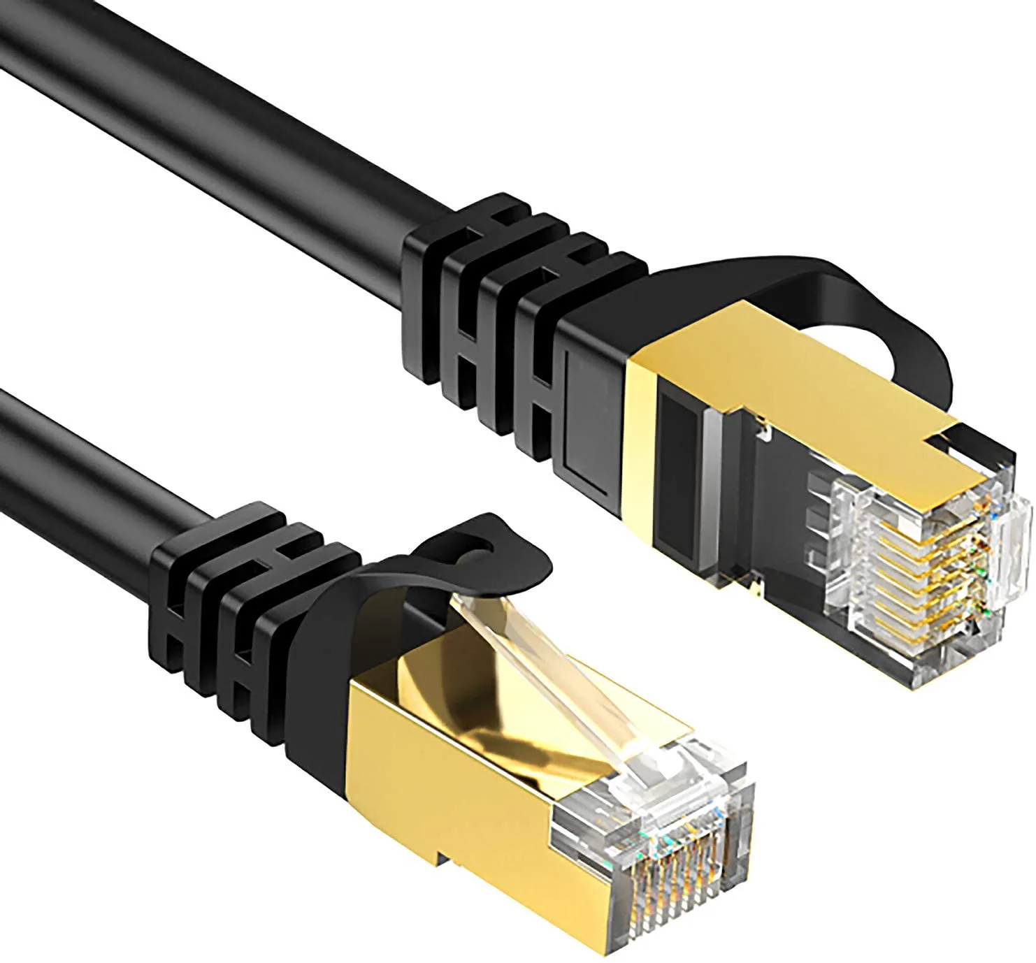 40Gbps 2000MHz Round Lan Cable Ethernet 1m 15m Cat 8 7 RJ45 Cat7 Cat8 Ethernet Cable rj 45 Network Cord For Laptops PS 4 Router