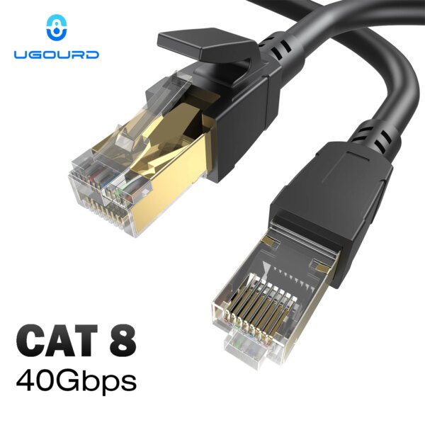 Cat8 Ethernet Cable 2000Mhz CAT 8 40Gbps Network Patch Cable 10m SFTP RJ45 Internet Lan Cord For Modem Switch Router PS5 PS4