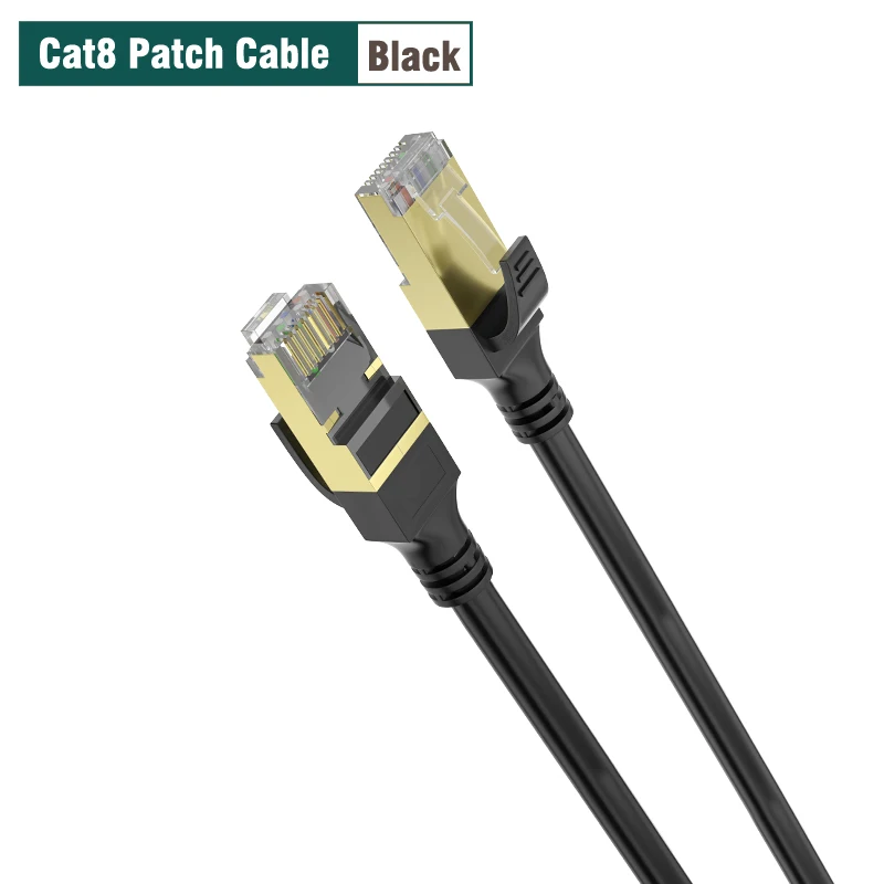 CAT8 Black Cable