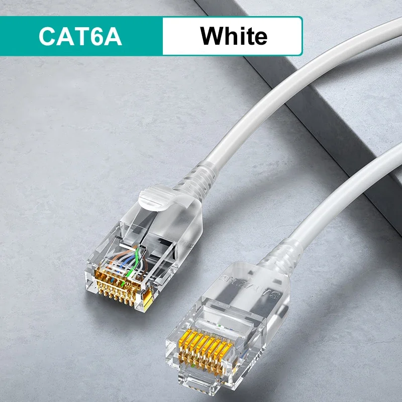 White Ethernet Cable