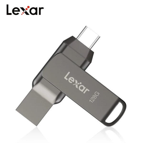 Lexar USB3.1 Type-C USB Flash Drive for Phone and Computer Original D400 Pen Drive 256gb 128gb 64gb 32gb Up to 130Mb/s Pendrive - Image 5