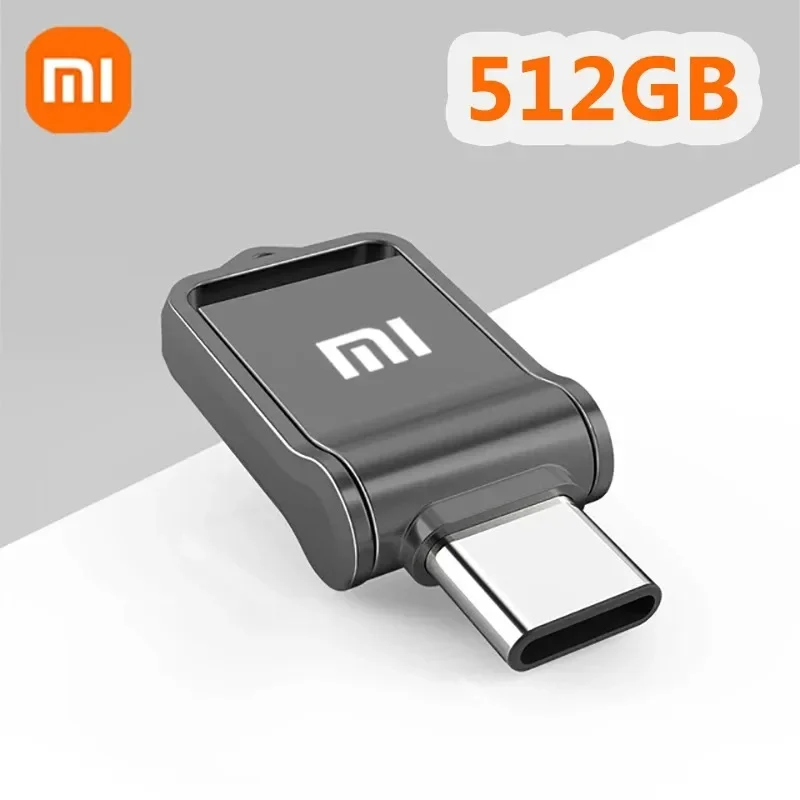 Xiaomi USB 3.2 2TB Flash Drive High Speed USB 512GB 1TB Type-C Interface Dual-Use Flash Memory Stick For Mobile Phone Computer